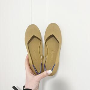 Rothy's Dark Mustard Yellow The Flats Size 5
